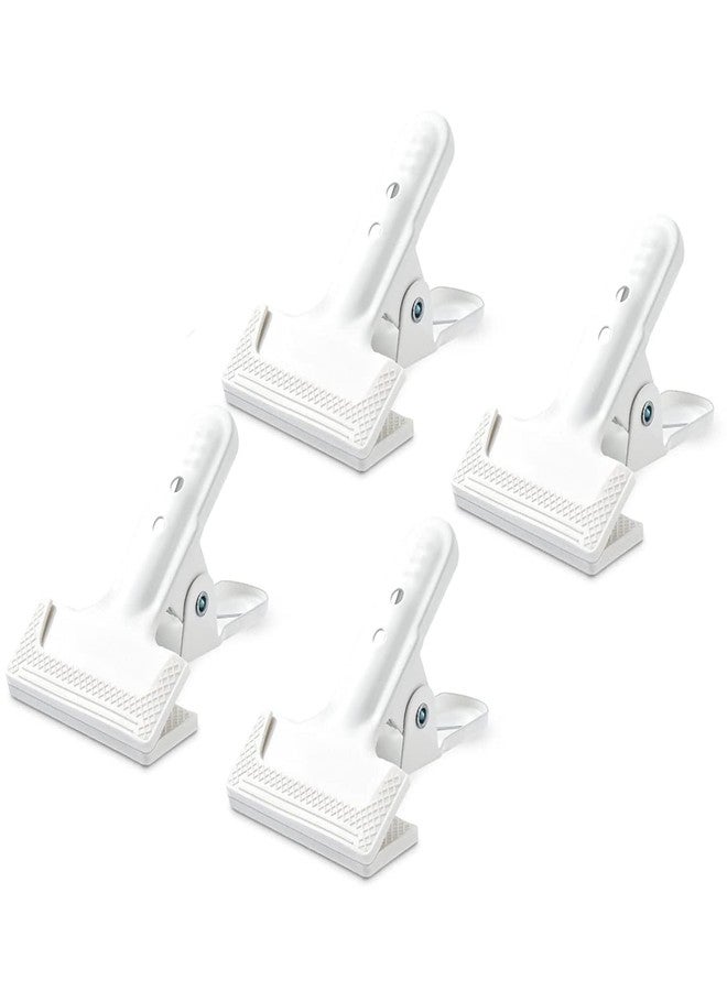 KAGYOKU Heavy-Duty Spring Clamps (4-Pack) - 4" Clips for Photography Backdrops, Woodworking, and Home Improvement (White) - Image 1