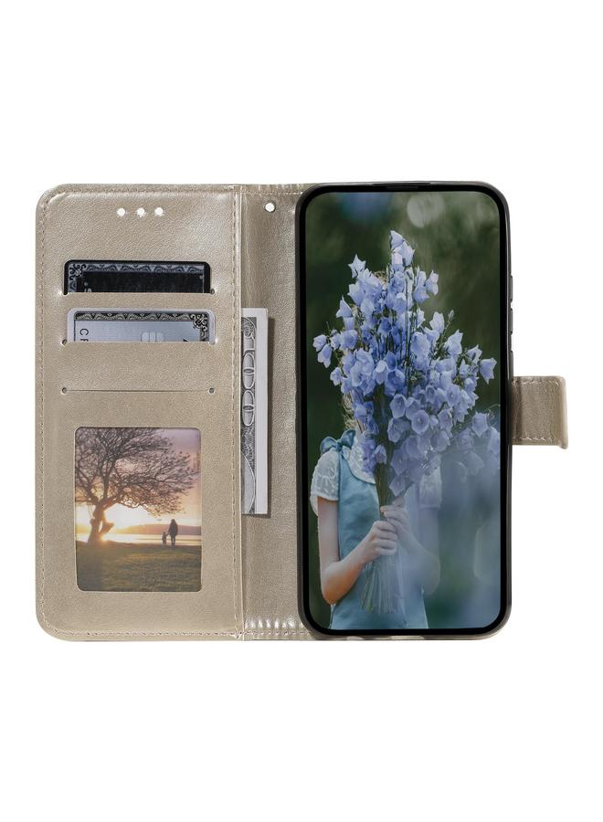 S-TOP Case For Motorola Moto G15 Totem Flower Embossed Leather Phone Case with Lanyard - Image 4