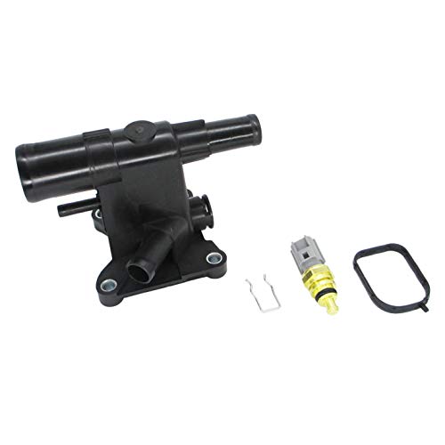 mr.fix Water Outlet + Sensor + O-Ring Compatible for 2012-2018 Ford Focus 2.0L L4 CP9Z-8K556-B - Image 1