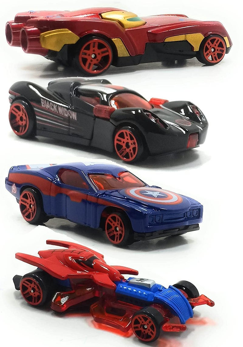 PRIMEFAIR Diecast Metal Car Set Models of Toy Avengers Cars for Children(4 Pcs Set) (Multicolor, Pack of: 4) - Image 5