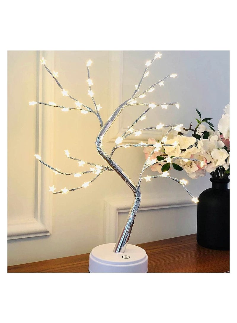 Captaintech Bonsai Tree Light for Room Decor,  Aesthetic Lamps for Living Room, Cute Night Light for House Decor, Good Ideas for Gifts, Home Decorations, Weddings, Festivals (Warm White Stars, 60 LED) - Image 4