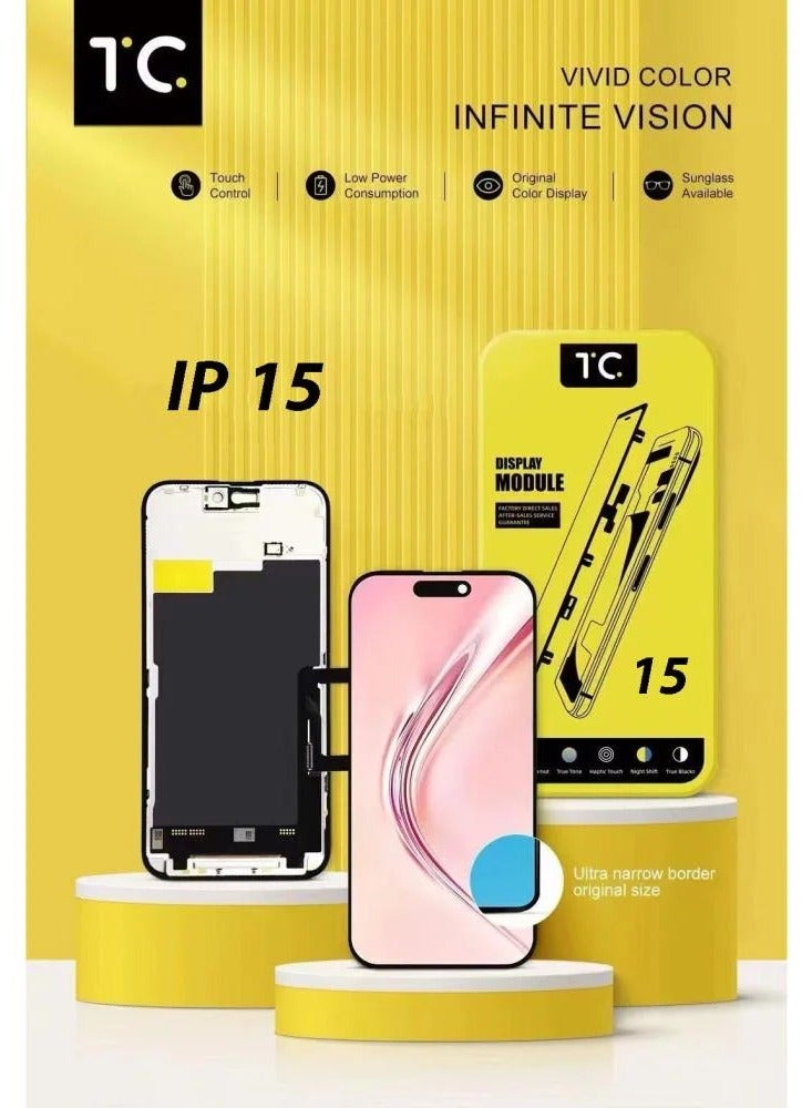 تي سي شاشة ايفون 15 - Image 1