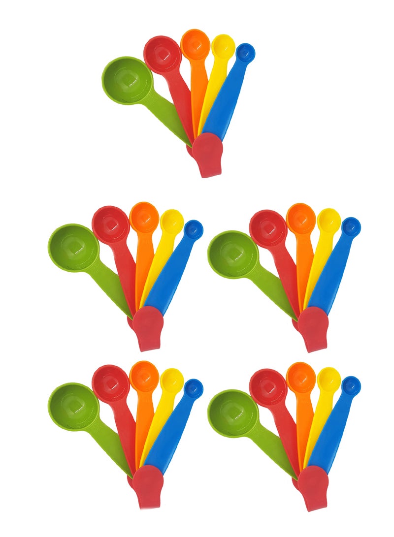 Cc 25-Piece Measuring Spoon Set Multicolour 15centimeter