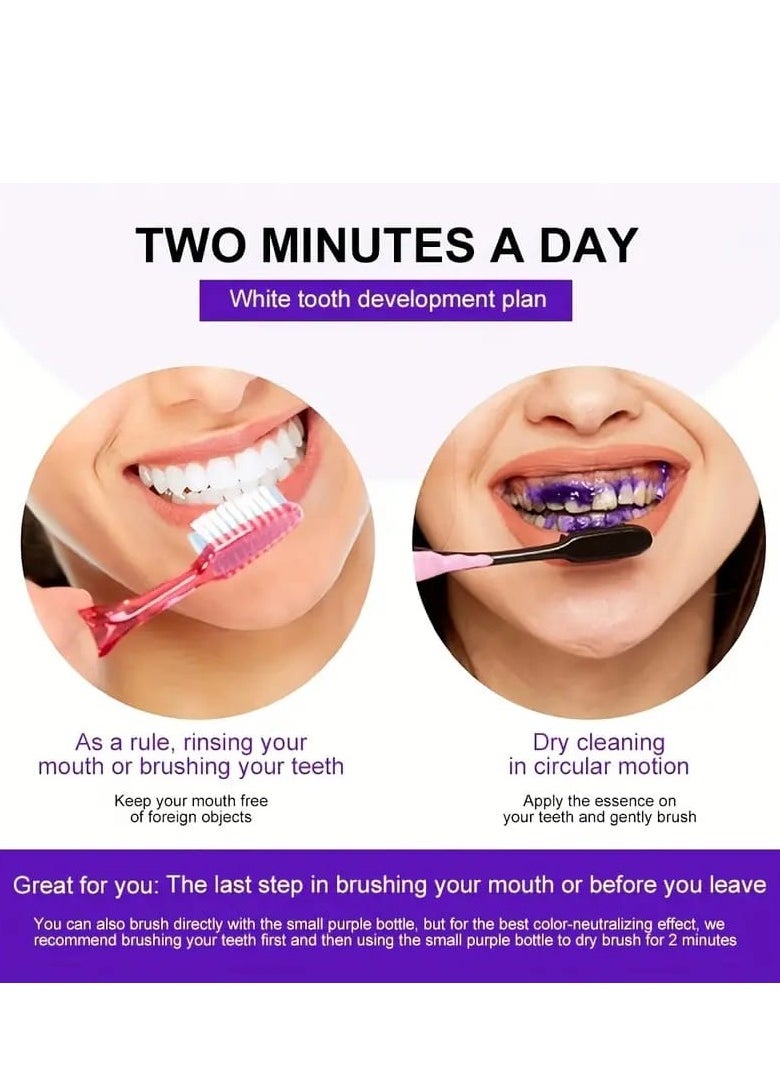 SMILEKIT v34 Colour Corrector, Purple Teeth Whitening, Tooth Stain Removal, Teeth Whitening Booster, Purple Toothpaste, Colour Correcting,  - Image 2