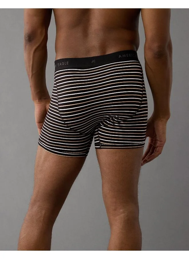 امريكان ايجل AEO Men's Striped 4.5" Classic Boxer Brief