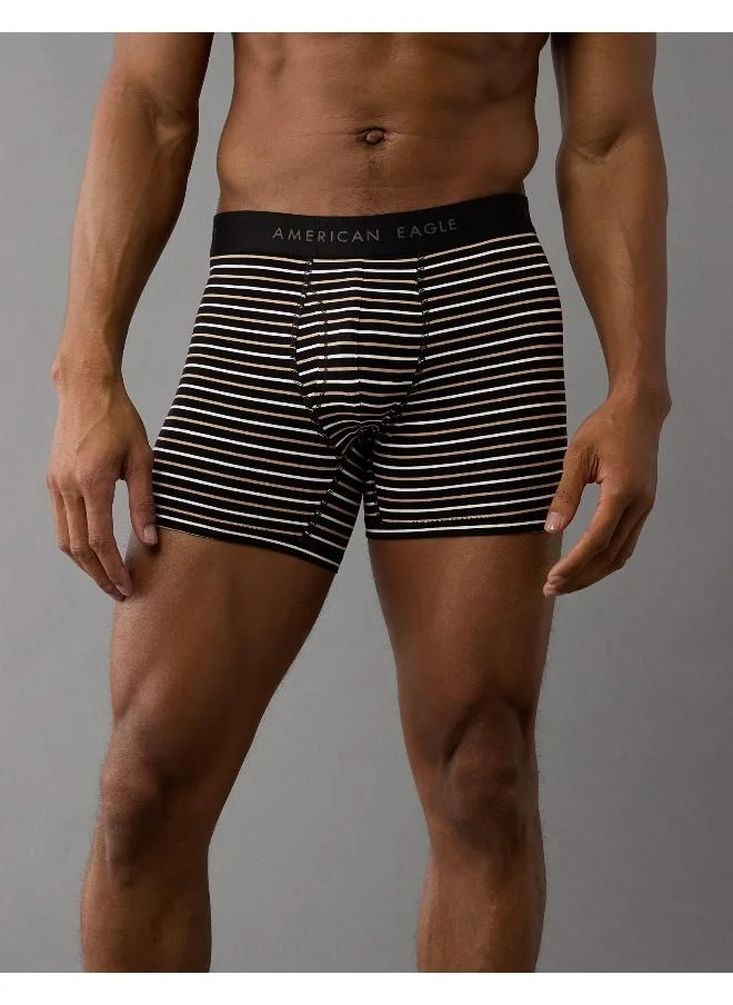 امريكان ايجل AEO Men's Striped 4.5" Classic Boxer Brief