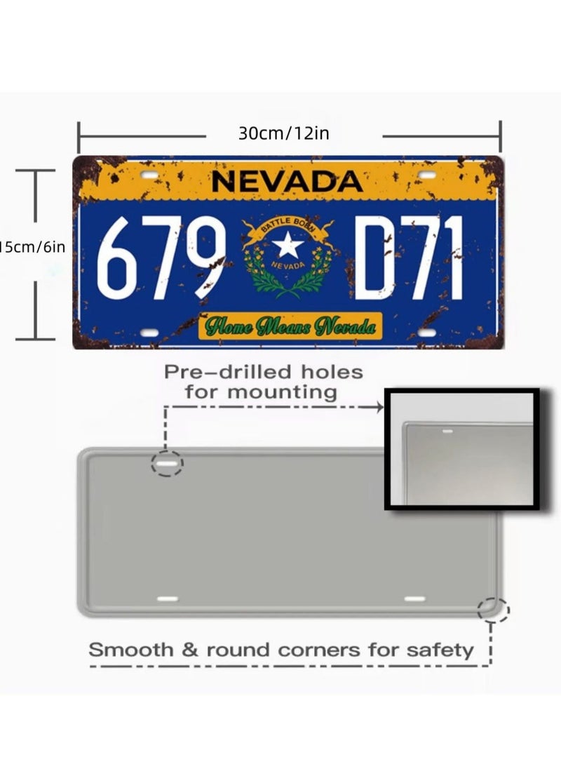 Generic Classic design car metal license plate for decoration  - Image 2