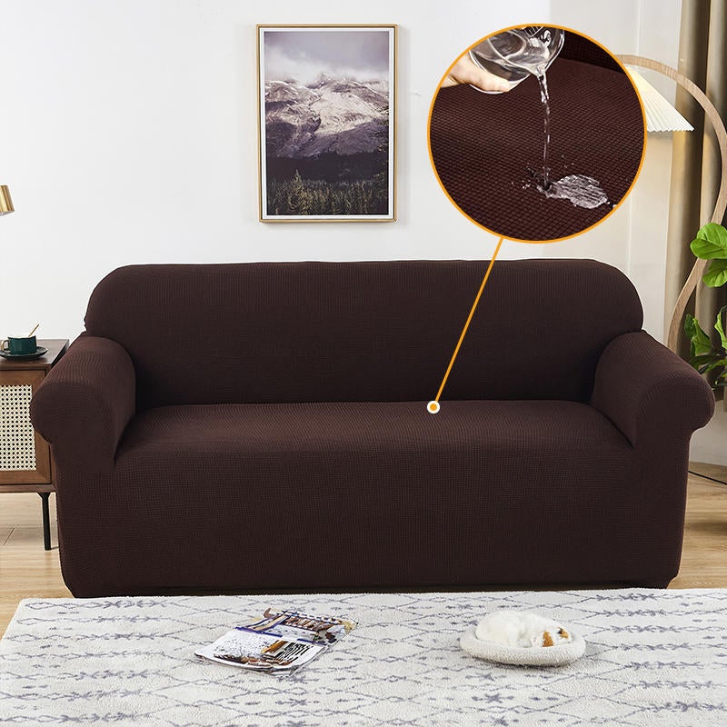 Water-Resistant Sofa Cover with a Light Luxury and High-End Feel, Elastic Full-Cover Sofa Slipcover, Household Dustproof Cover, Custom  Wholesale - Image 5