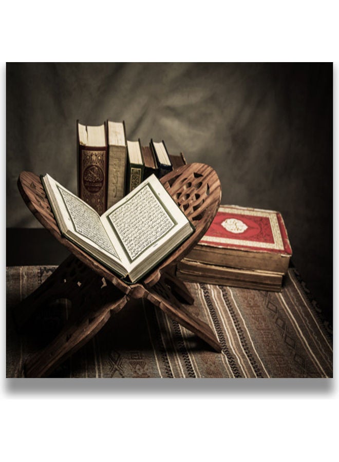 NIBEMINENT Ramadan Kareem Themed Painting Without Frame Multicolour 20x20cm - Image 1