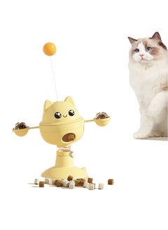 Tumbler Food Dispenser Interactive Toy，Interactive Cat Leaking Food Toy,Make Cats Feel Happy and Unleash Their Nature