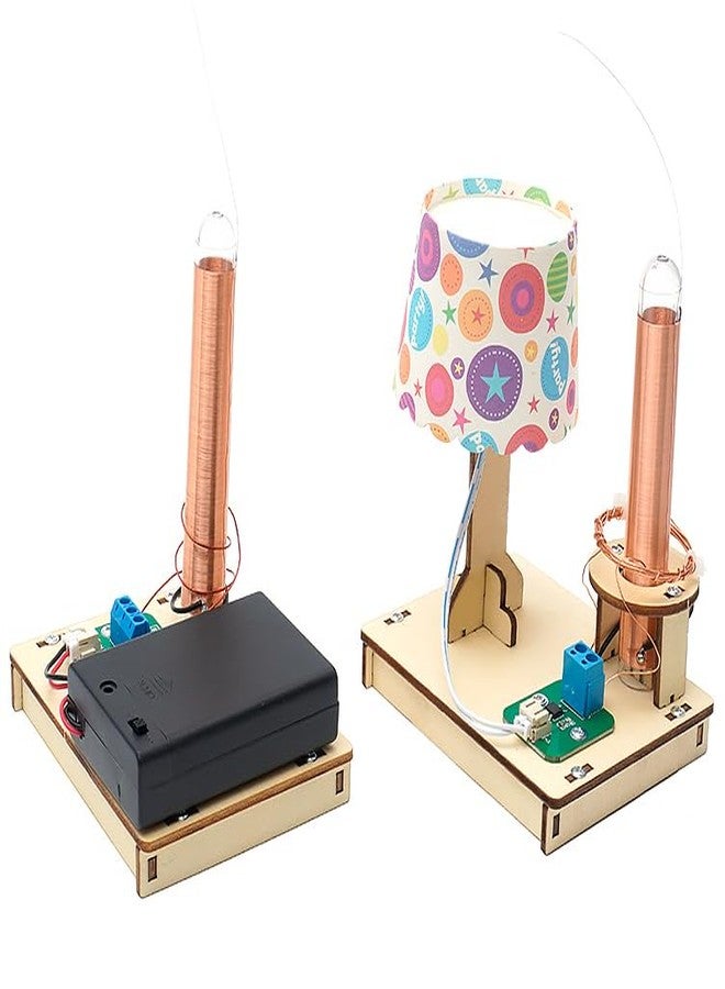Kit4Curious® Wireless Power Transmission DIY STEM Kit- Tesla Coil Science Experiment Toy, Physics Working Model Electromagnetic Induction Learning Project Kit - Image 3