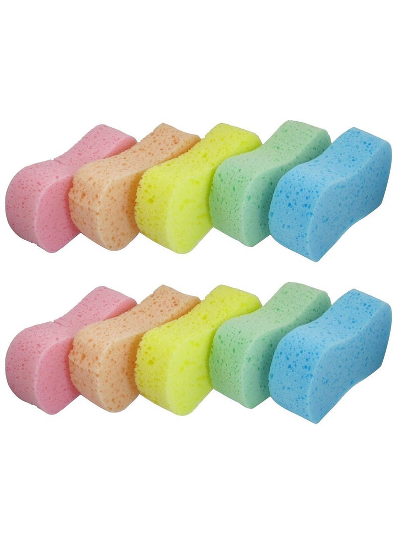 Lantee Lantee Large Sponges  Car Cleaning Supplies  Big 10 Pcs High Foam Cleaning Washing Sponge Pad for Car Household Cleaning and Water Games 