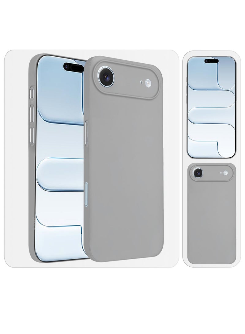 Ultra Thin Case for iPhone 17 Air - 0.3mm Matte Case Cover Air Skin Series Feather-Light Frosted Protective Back Cover - Dark Grey - Image 2