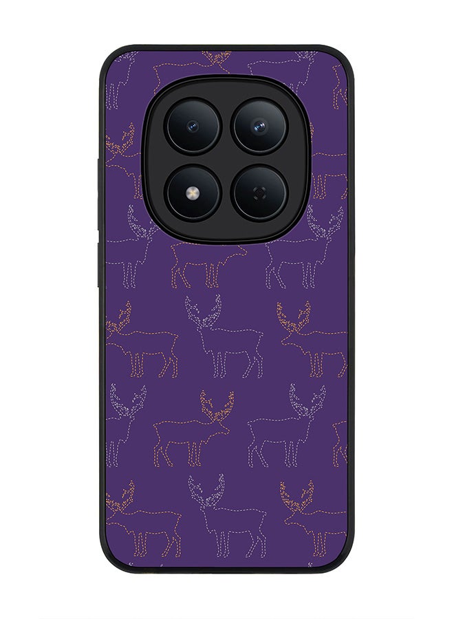 Stylizedd For Xiaomi Redmi Note 15 Pro 5G Case,Slim fit Camera Protection, Shockproof Thin Phone cover  - Purple Moose - Image 1