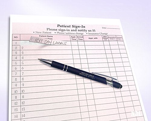 NextDayLabels - NCR Carbonless 3 Part Patient Sign in Forms, HIPAA Approved and Compliant for Confidentiality in All Medical Offices. (Burgundy) - Image 3