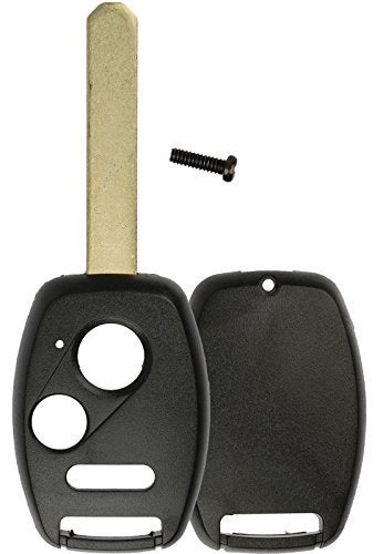 KeylessOption Key Fob Case Replacement for 2002 2003 2004 2005 2006 2007 2008 2009 2010 2011 2012 2013 2014 2015 2016 2017 Honda Remote Shell, 3-Button No Chip Slot Holder, No Programming Necessary - Image 5