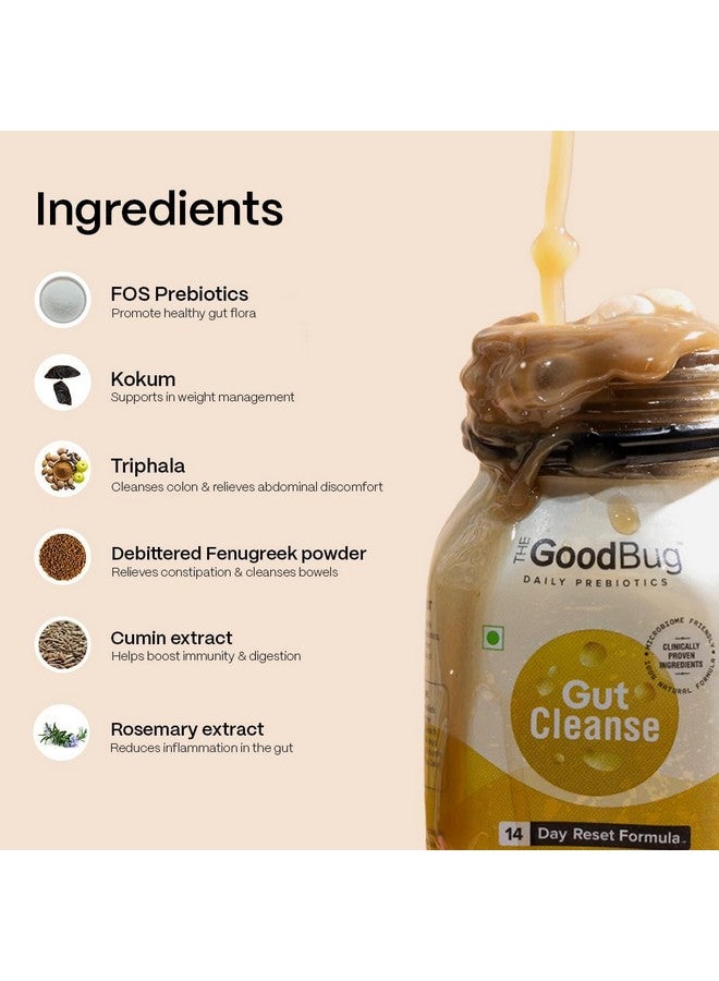The Good Bug Gut Cleanse - 14 Prebiotic Colon Detox Shots | Improves Probiotic Activity, Gut Health & Digestion | Tackles Bloating, Gas & Constipation - Image 4