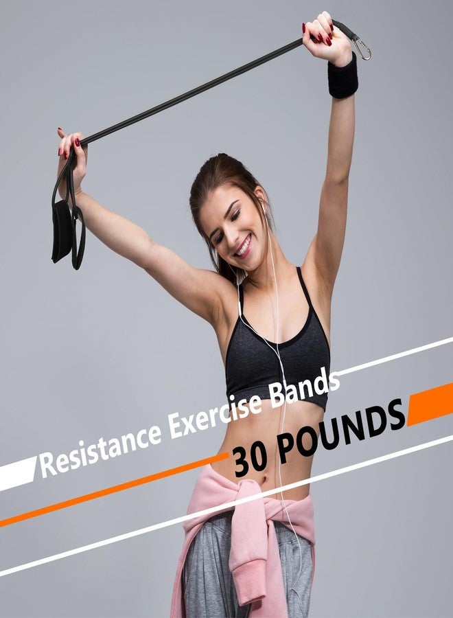 Zomiboo Baseball Bands Sports Resistance Exercise Bands Arm Strength Training Softball Baseball Pitching Training Workout Equipment for Youth Adult(30 Lbs,Black) - Image 2