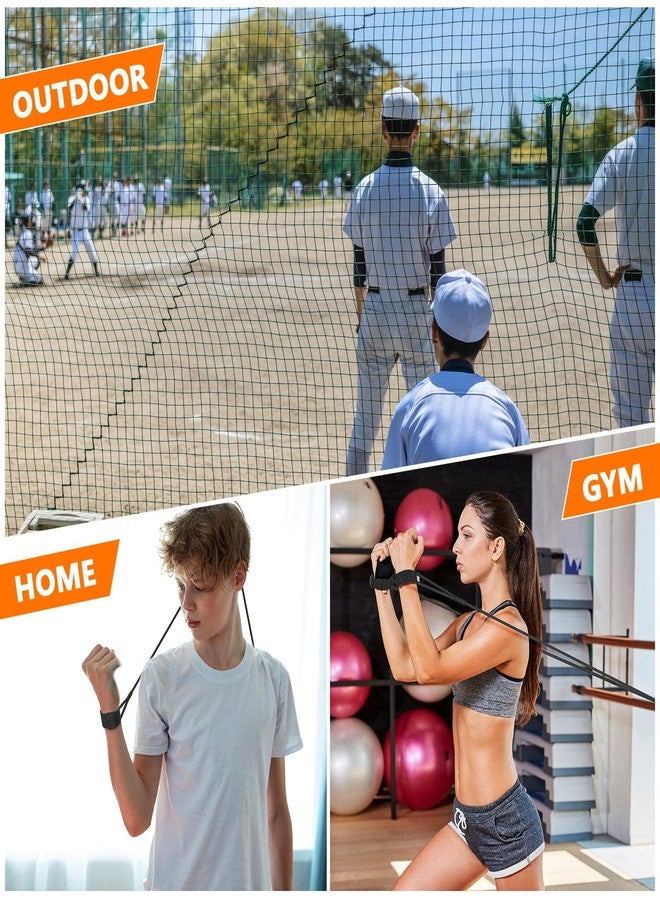 Zomiboo Baseball Bands Sports Resistance Exercise Bands Arm Strength Training Softball Baseball Pitching Training Workout Equipment for Youth Adult(30 Lbs,Black) - Image 5