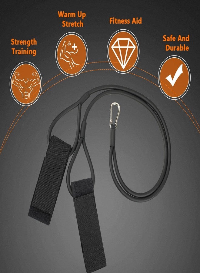 Zomiboo Baseball Bands Sports Resistance Exercise Bands Arm Strength Training Softball Baseball Pitching Training Workout Equipment for Youth Adult(30 Lbs,Black) - Image 3