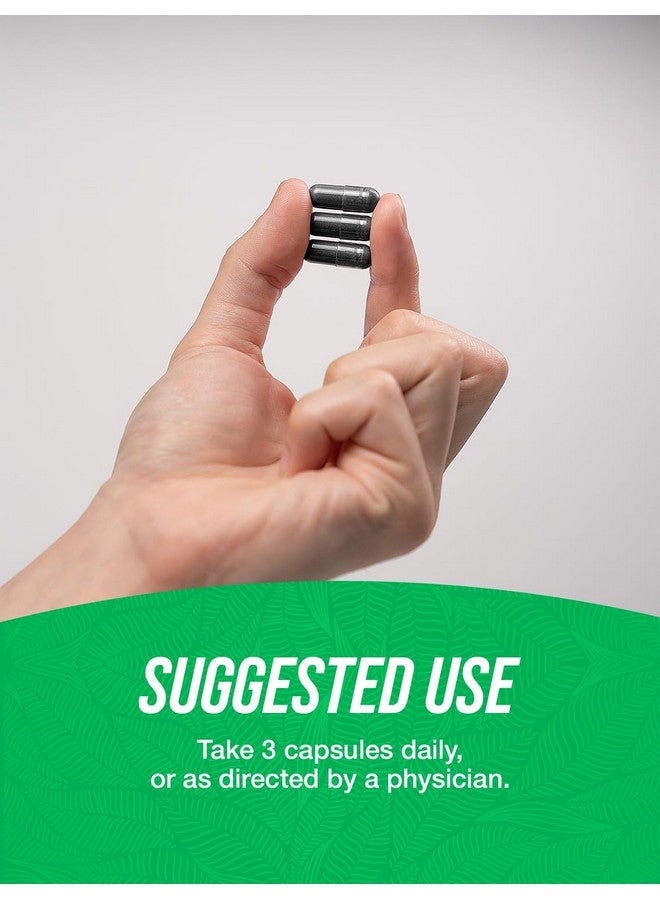 بالك سابلمنتس كبسولات الفحم المنشط من BulkSupplements.com - فحم جوز الهند، فحم منشط لدعم الكلى، حبوب الفحم المنشط - نباتية، 3 كبسولات لكل وجبة (1200 مجم)، 270 كبسولة نباتية - Image 4