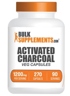 BulkSupplements.com Activated Charcoal Capsules - Coconut Charcoal, Activated Charcoal for Kidney Support, Activated Charcoal Pills - Vegan, 3 Capsules per Serving (1200mg), 270 Veg Capsules - pzsku/ZA691D63D20A0BAC0AD67Z/45/_/1735907839/53804630-7f04-4bf9-93ab-b837b52acf9d