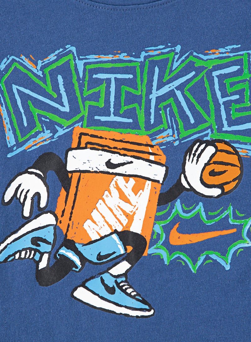 Nike Kids Chalky Boxy Basketball T-Shirt - Image 3