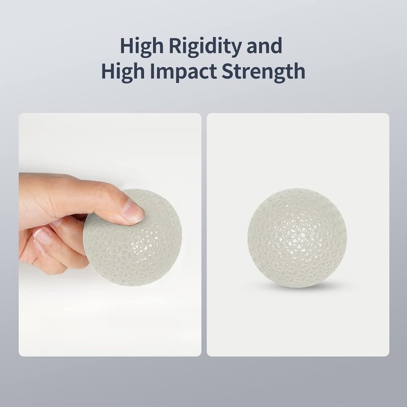 3idea Tough Resin 2.0, 3D Printer Resin with Upgraded High Toughness and High Precision, 365-405nm Fast Curing 3D Resin for 4K 8K LCD/DLP/SLA 3D Printing (Clear, 1kg) - Image 5