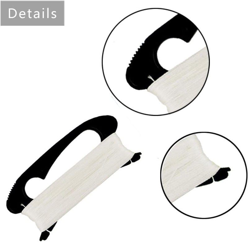 USATDD 328 Feet Kite Spool 3 Pack, Total 1000 Feet Kite Spool Handle with Line String Winding Board Outdoor Sports Tool with Connector Ready Black,Pack of 3 (3 Pack) - Image 3