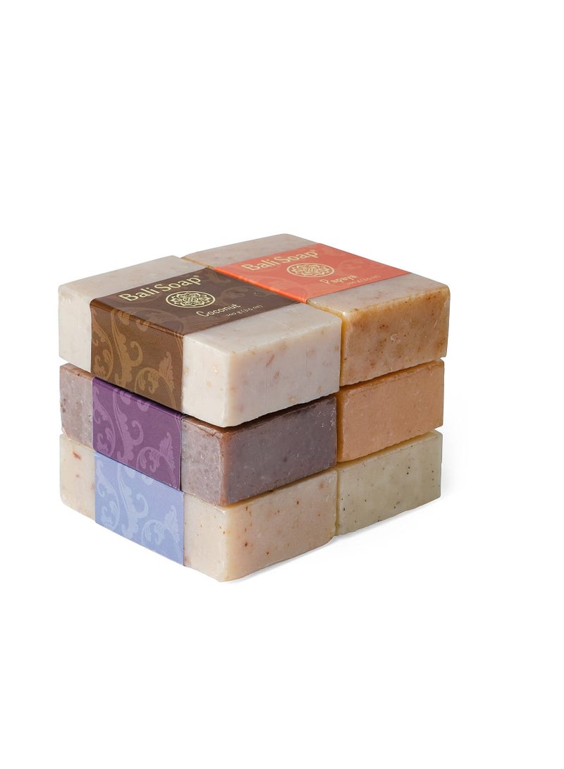 Bali Soap 6 Pc Variety Soap Pack (Coconut Papaya Vanilla Lemongrass Jasmine Ylangylang) 35 Oz Each - Image 5