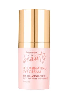 Reserveage Beauty, Illuminating Eye Cream with Pro-Collagen Booster, Diminishes Dark Circle and Smooths Wrinkles with Micro-Encapsulated Copper Peptides and Measurable Results, 15ml