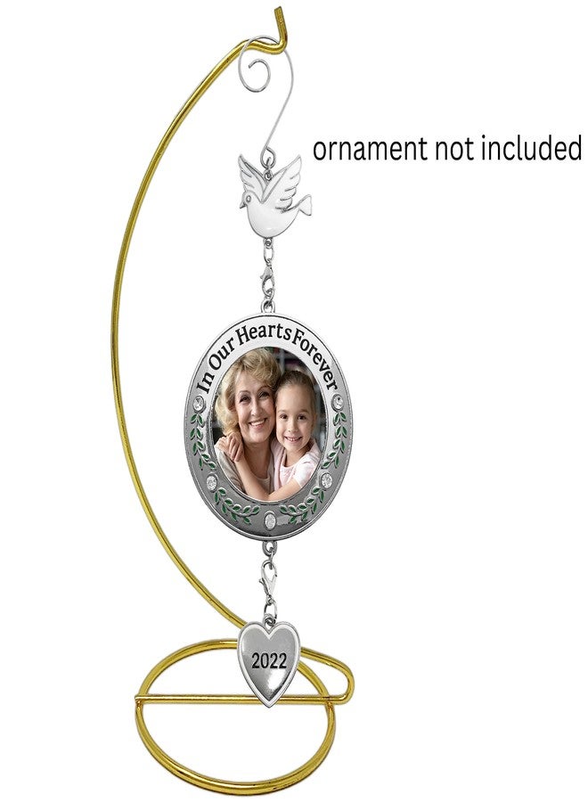 بانبيري ديزاينز حوامل عرض زينة عيد الميلاد الذهبية من بانبيري ديزاينز - مجموعة من 6 علاقات معدنية للزينة - حامل 9 بوصات - حامل لعرض التيراريوم - ملحق عرض - أعمال يدوية - 9 بوصات ارتفاع × 3 بوصات عمق - Image 5