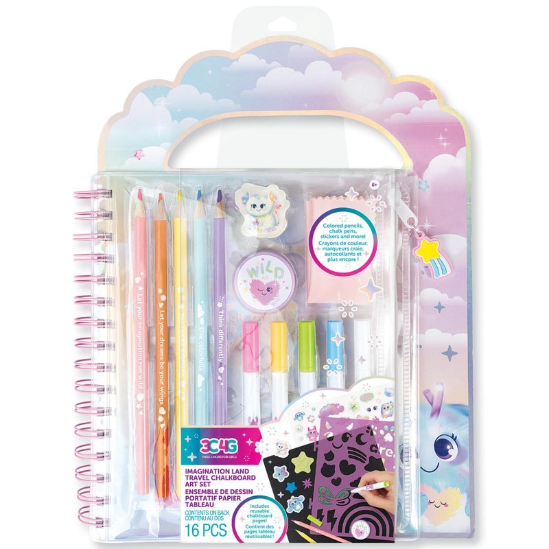 Imagination Land Travel Chalkboard Art Set