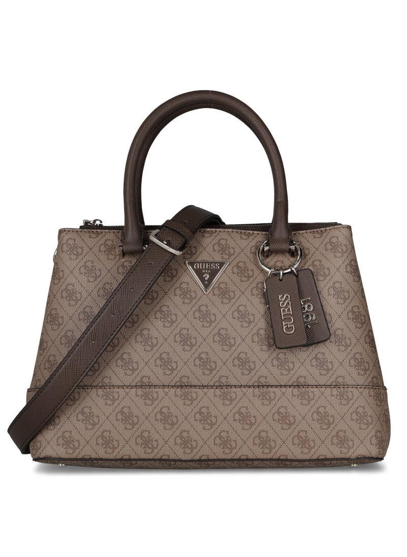 GUESS - GUESS Monogram Satchel Handbag For Women - Image 1
