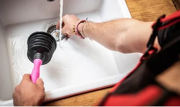 Dayish Sink Plunger for Toilet Kitchen Drain Unblocker Dredging Pipe-Cleaner Suction Rubber Household Bathroom Kitchen Accessories (Multi-Colour) - Image 2