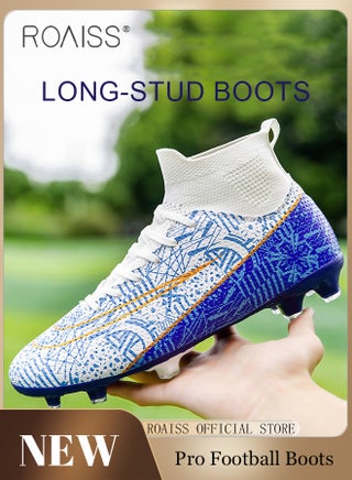 High Top Long Spike Football Shoes for Men Professional Training Anti-Slip Wear-Resistant Soccer Cleats Teens Comfortable Breathable Odorless Sports Spikes with Premium Leather Upper - pzsku/ZA6924CC5C0B7E7BD8C09Z/45/_/1719987481/dd5aa044-1c46-486d-aedd-65217b12c1b6
