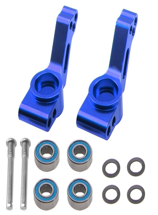 في جو هوبي حاملات المحور الخلفي من الألومنيوم Vgoohobby مع محامل ترقية جزء متوافق مع سيارة Traxxas Slash 2WD Stampede 2WD Rustler VXL Bandit VXL RC بمقياس 1/10، بديل لسيارة 3752 (أزرق) - Image 1