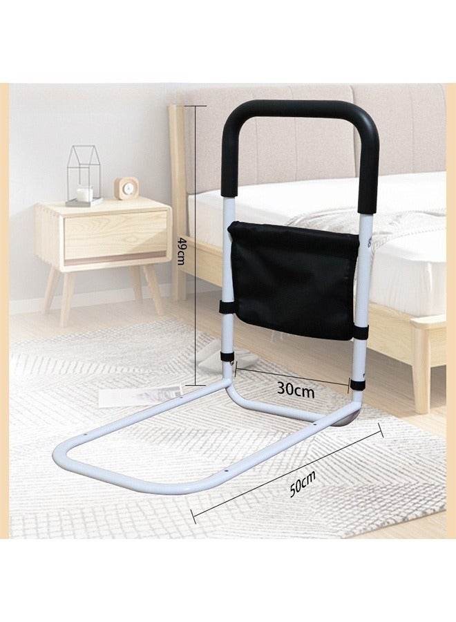 DAREU Adjustable Bed Rails for Elderly Adults with Storage Pocket – Medical Safety Bed Assist Handle with Non-Slip Grip and Slide-Under Support – Portable Bed Guard Cane for Seniors and Patients - Image 5