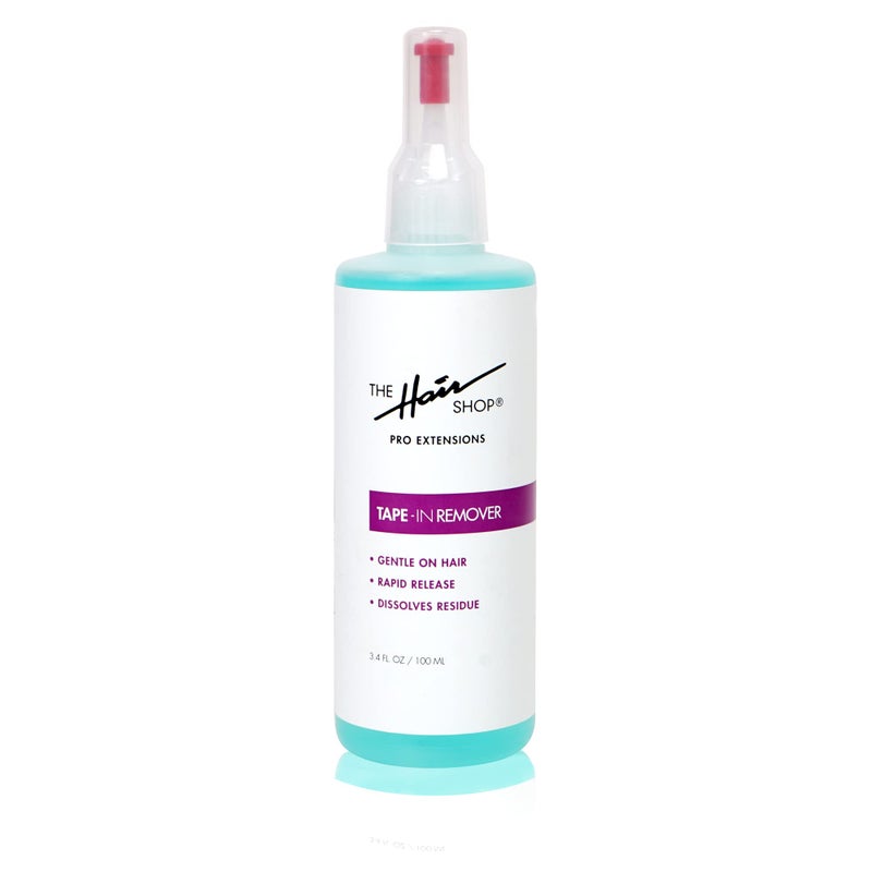 The Hair Shop X10 Pro-Tools Tape-in Remover by The Hair Shop, Professional Salon Quality Tape-in Skinweft Smart Tabs Formula, Precision Bottle, Safe & Alcohol-Based - Image 1