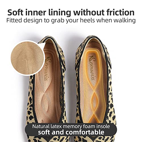 Semwiss Women's Ballet Flats Comfortable Casual Dressy Shoes,Work Flats Office Shoes Pointed Toe Leopard-2 Flats Leopard-2 Size 8 - Image 2