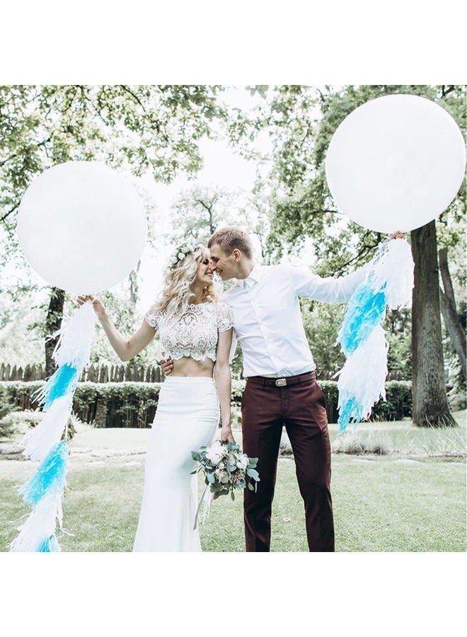kockuu 15pcs Latex Big Balloons 24 Inch White Large Balloons Giant Heavy Duty Balloons for Wedding Baby Shower Mother's Day Birthday Party Decorations - Image 5