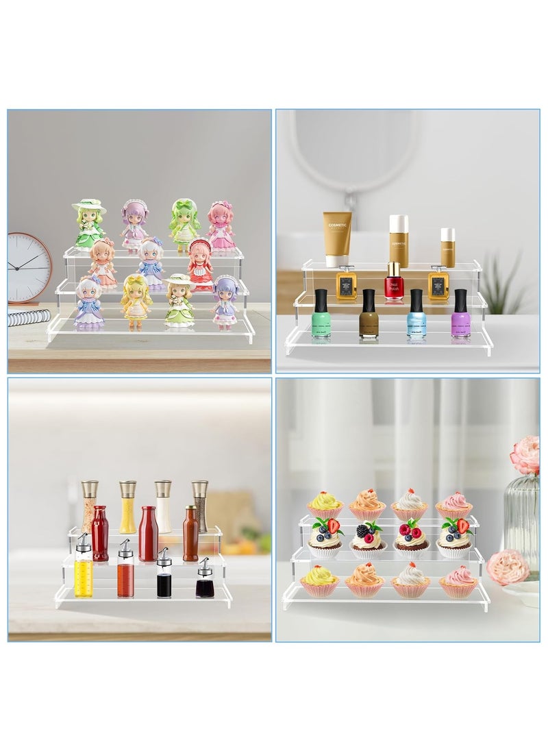 Clear Acrylic Display Stand, 3 Tiered Display Riser Stand Perfume Stand Organiser for Pop Figures, Perfume, Cupcake, Dessert, Nail Polish, Transparent - pzsku/ZA692978CF10291F20D78Z/45/_/1726735366/0b89a64a-43d0-4ef5-9734-fc22c4e0f58b