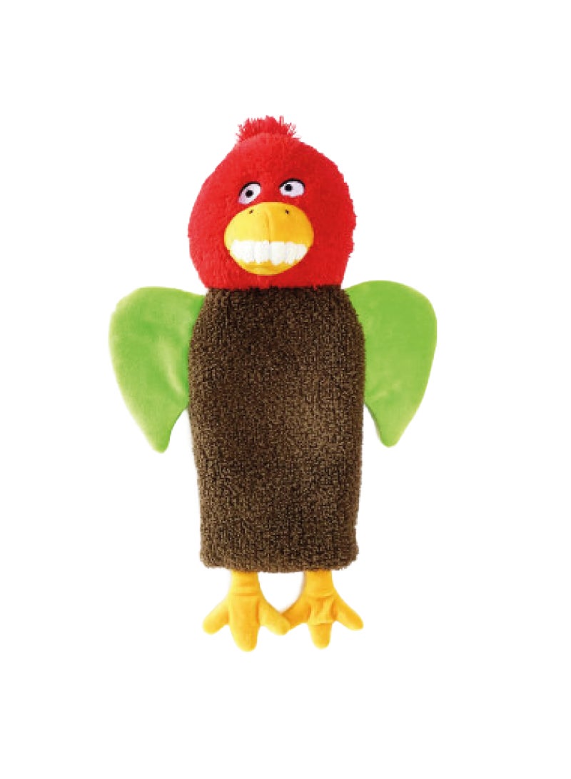 Webbox Animate Big Teeth Turkey Squeaky Crinkle Dog Toy