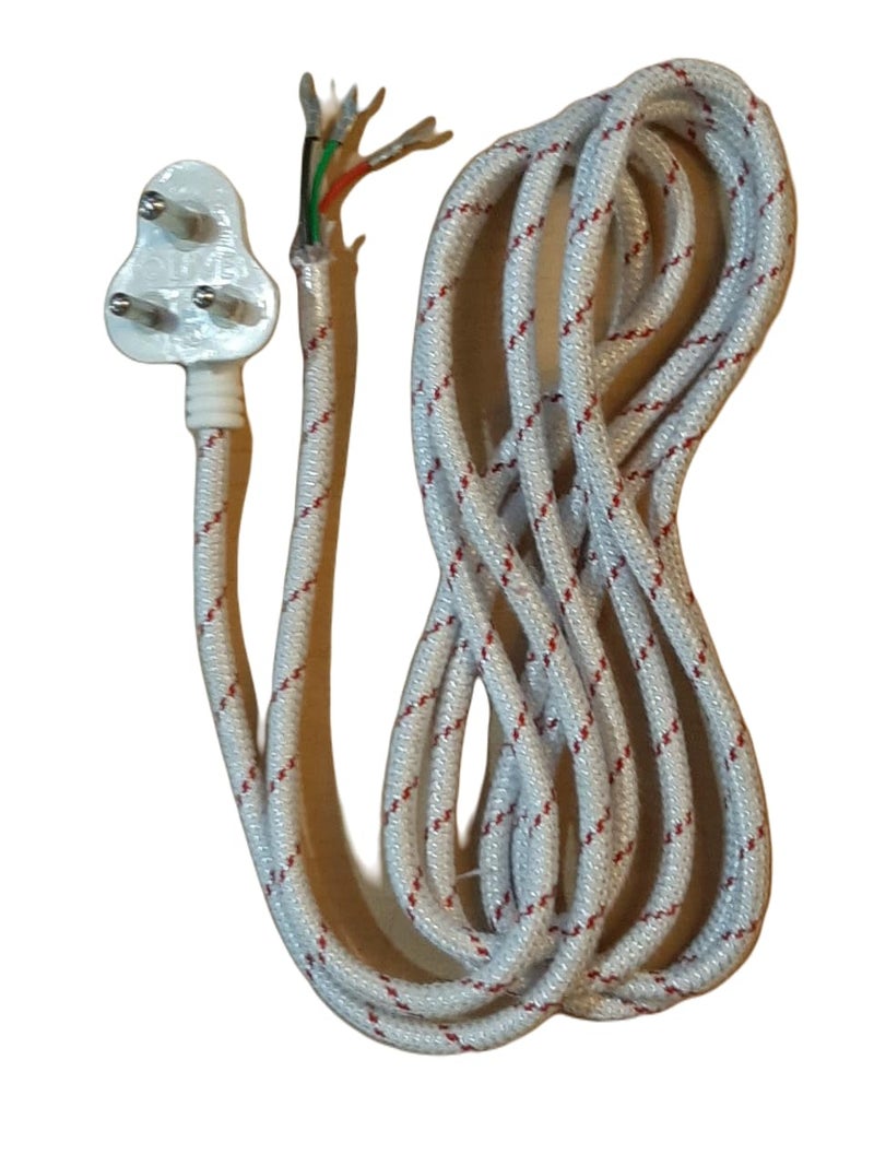 OLIVE CABLE PVC WIRE MAIN COTTON CORD PACK OF 2  - Image 2
