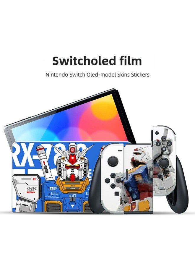 Nintendo Switch OLED Stickers NS Stickers Switch Pain Stickers Anti-scratch Good-looking Switch Oled Color Stickers-Color:AL-SO-004-CX - Image 2