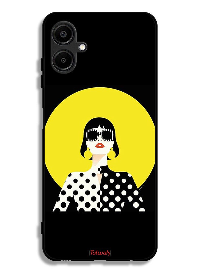 Tolwak Samsung Galaxy F06 5G Protective Case Cover Stylish Girl Art - Image 1