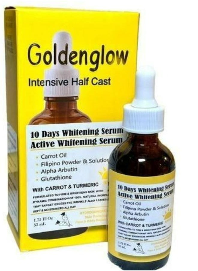 goldenglow - Intensive Half Cast 10 Days Whitening Serum Active Whitening Serum 52 ML - Image 1
