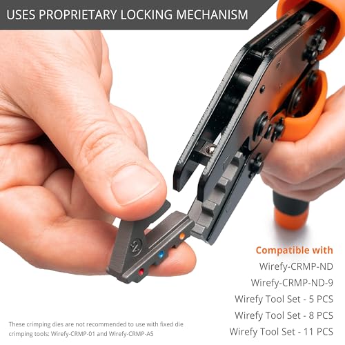 Wirefy Crimping Die for Insulated Nylon Connectors - 22-10 AWG - Image 4