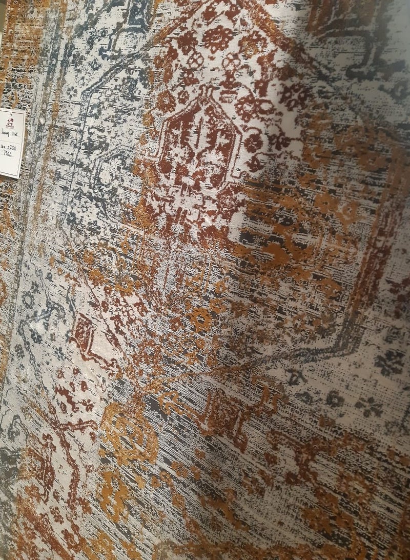 سجادة تركية مصنوعة آليا بلون 120x180 سم لغرفة المعيشة - Image 2