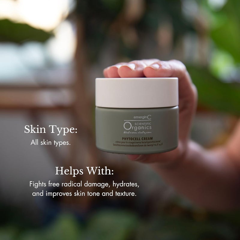 emerginC Scientific Organics Phytocell Anti Aging Cream with Plant Stem Cells - 1.7oz (50ml) - Image 3